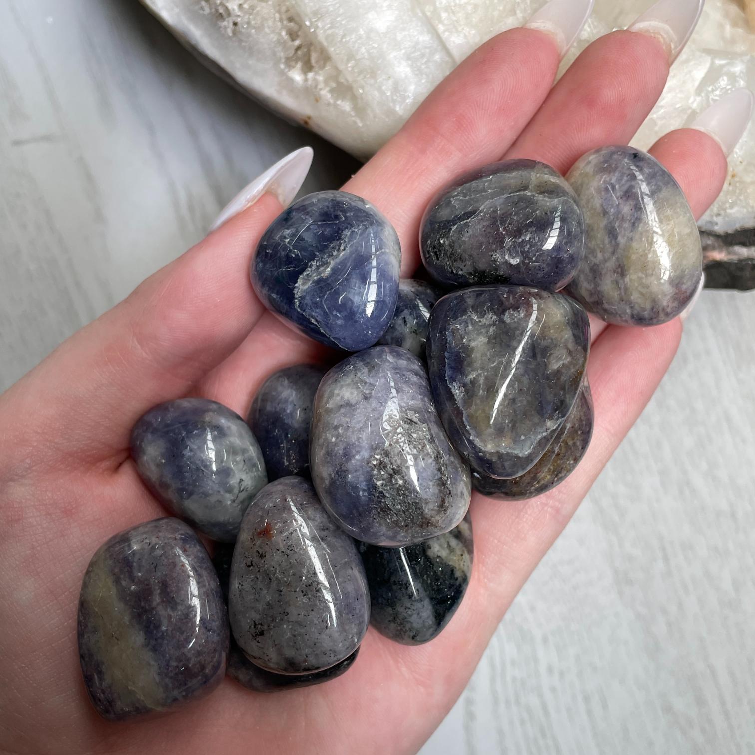 Iolite Tumbled 200g Iolite Tumbled 200g
